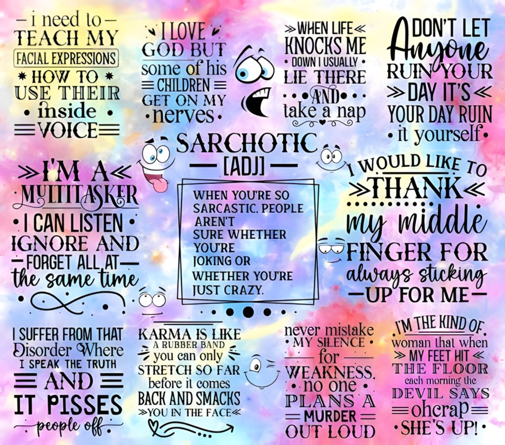 Sarcastic Ladji Inspirational Quote Bundle