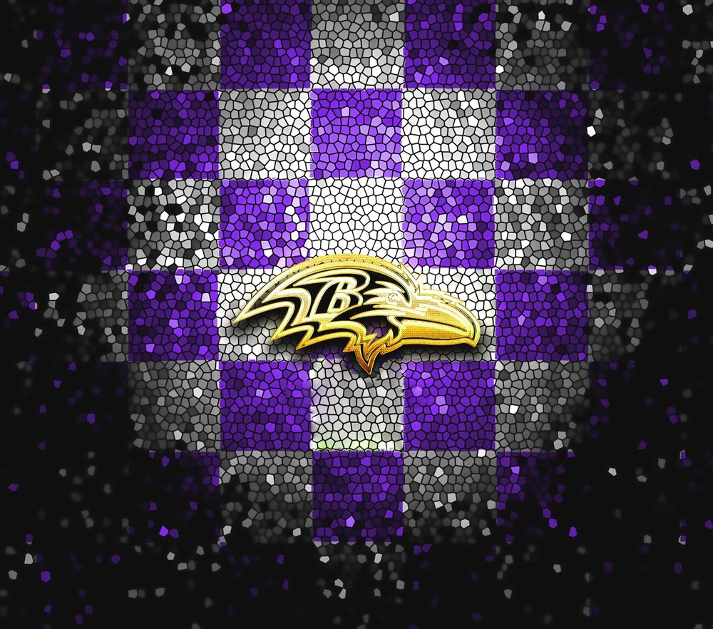 Baltimore Ravens Logo Mosaic