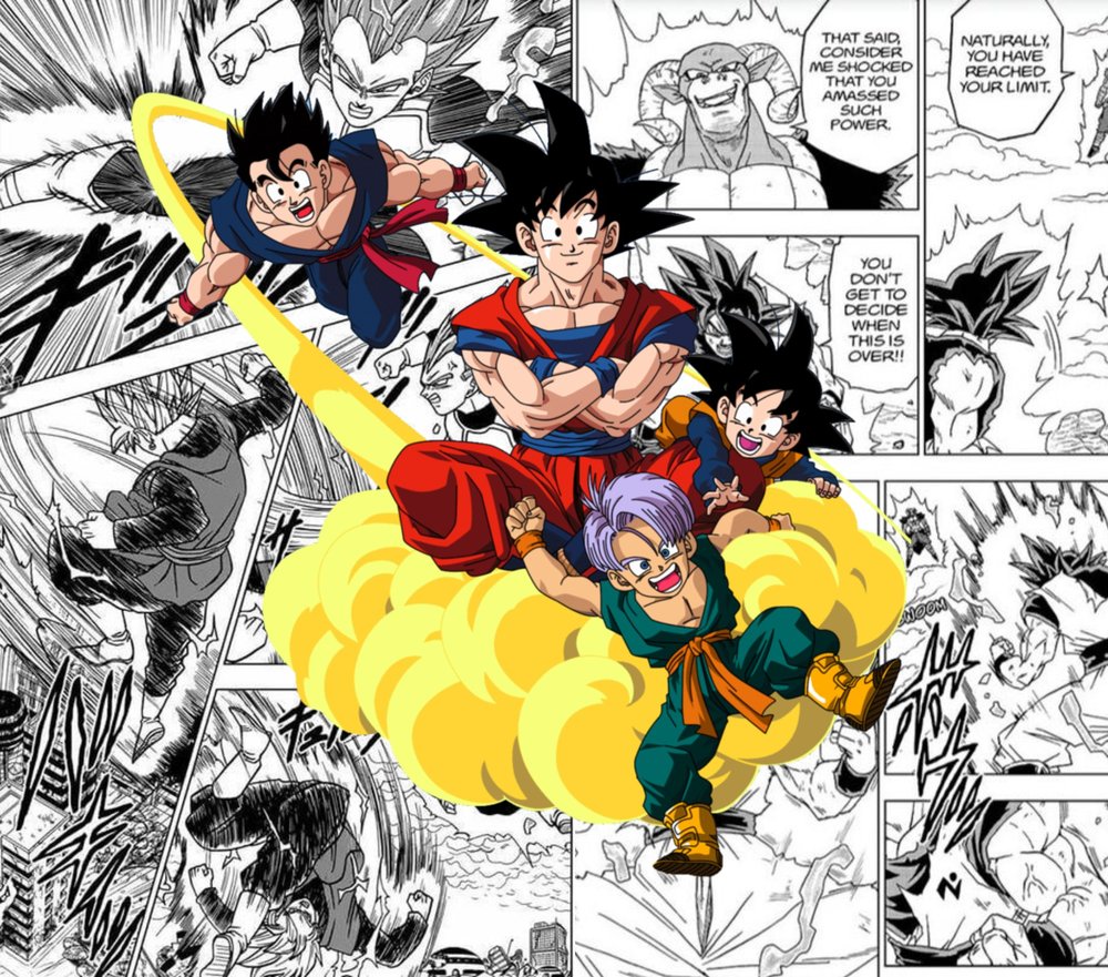 Dragon Ball Z Characters Power Collage