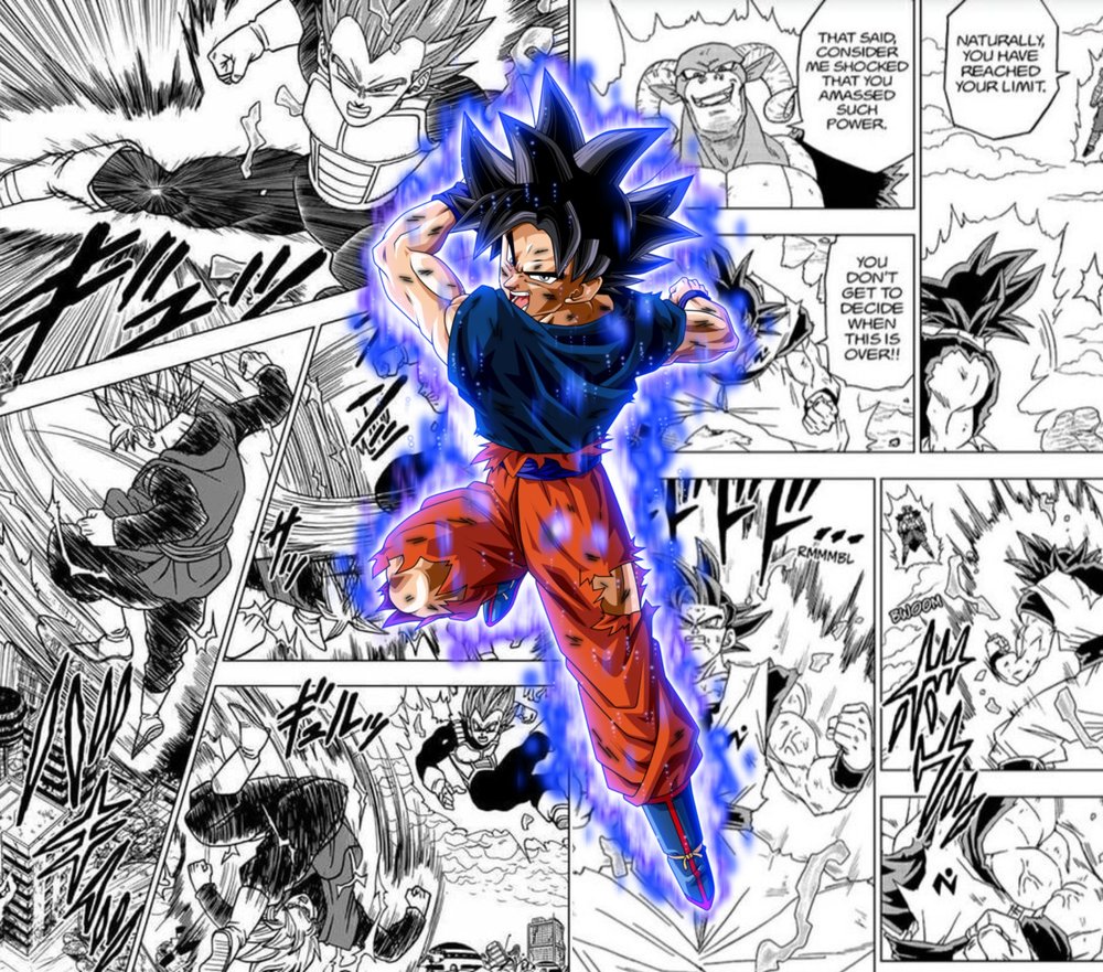 Goku Ultra Instinct Manga Panel
