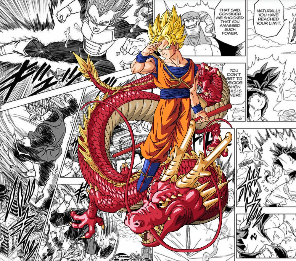 Goku Super Saiyan Dragon Ball Manga