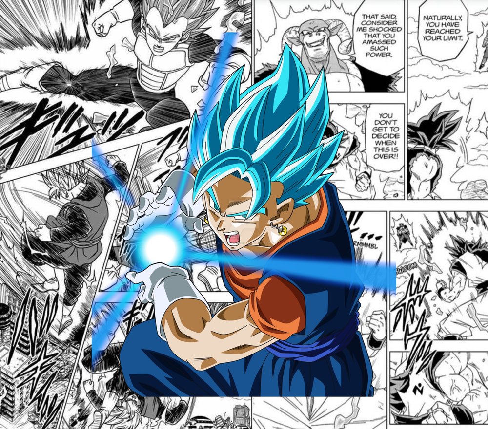 Super Saiyan Blue Power Clash