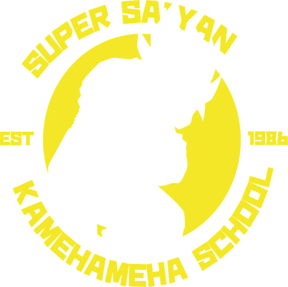 Super Saiyan Kamehameha Circular Badge
