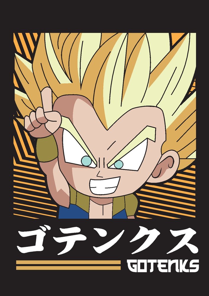 Gotenks Power Pose Anime