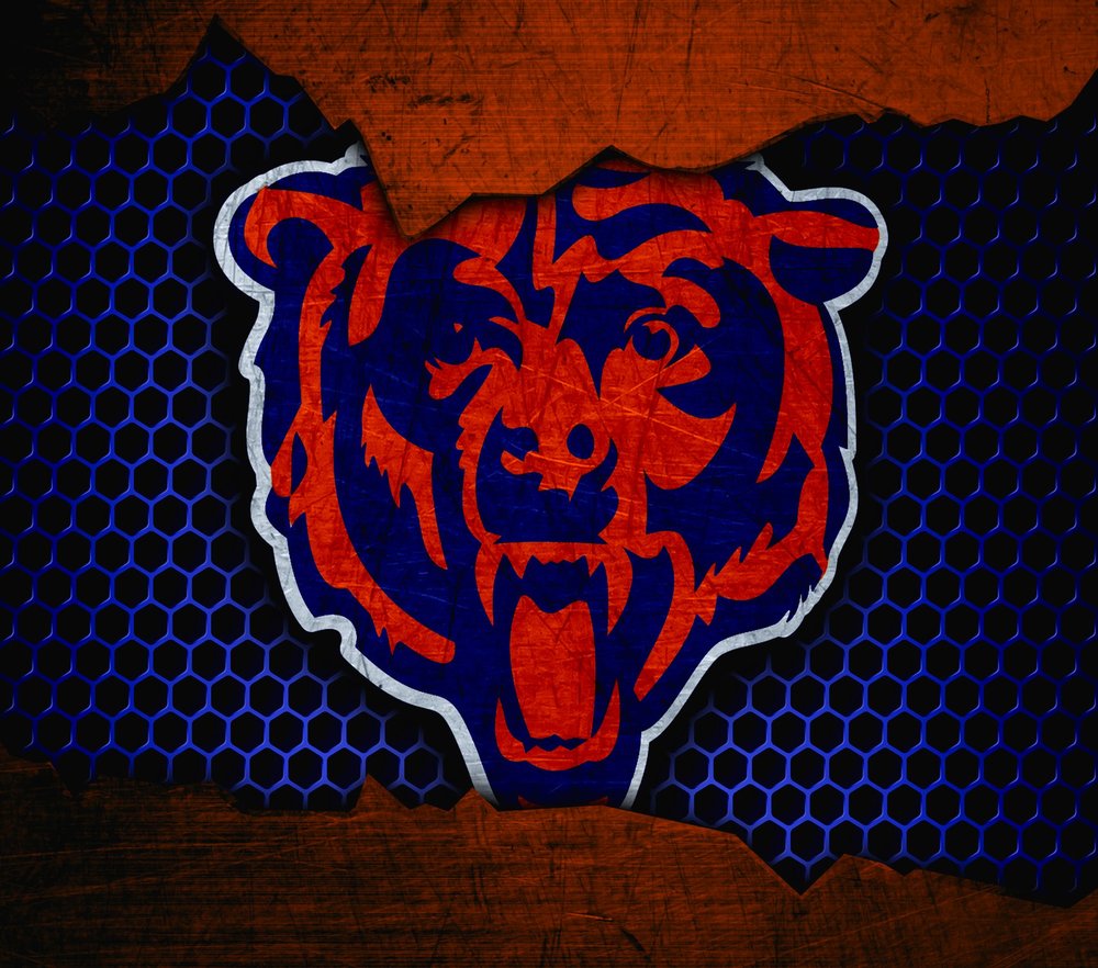Chicago Bears Logo — Black Distressed
