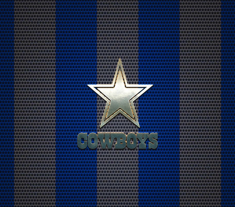 Dallas Cowboys Star Logo — Navy Metallic