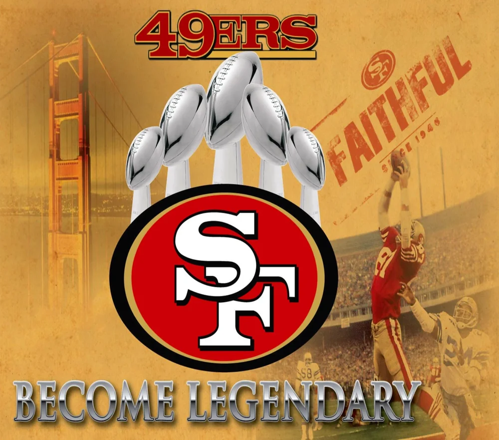 49ers Trophy Legendary Design