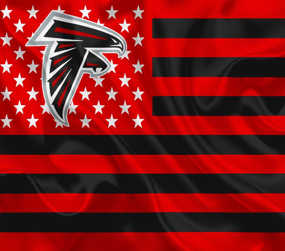 Atlanta Falcons Patriotic Flag — Multicolor Sports