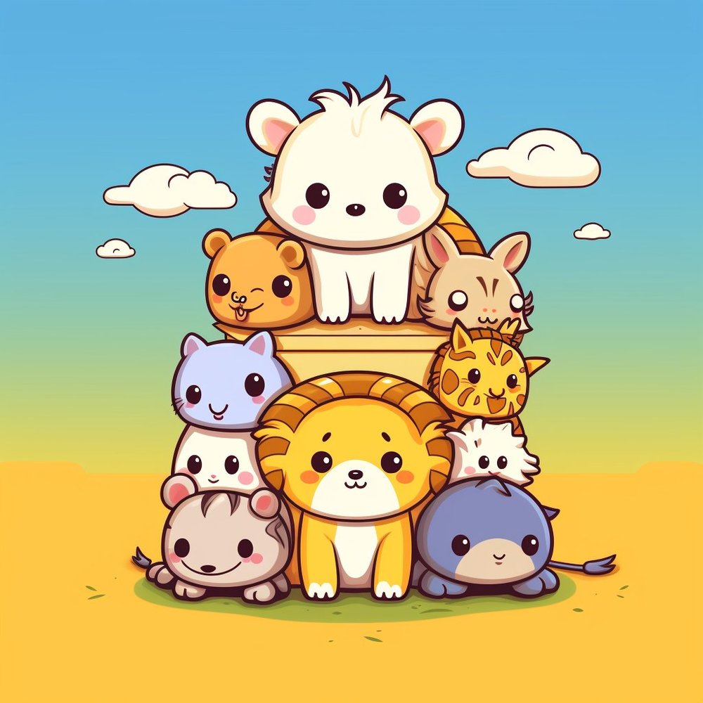 Kawaii Animal Stack