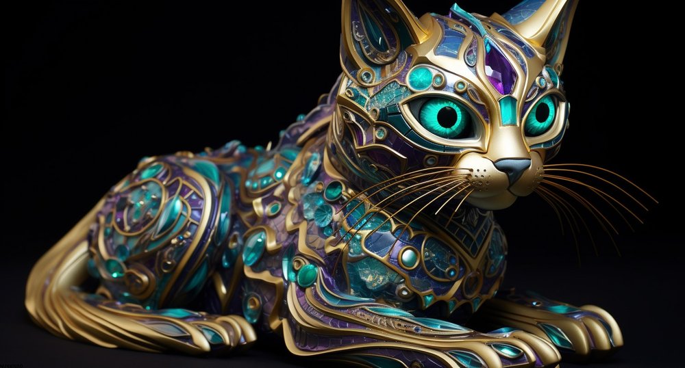 Steampunk Mechanical Cat