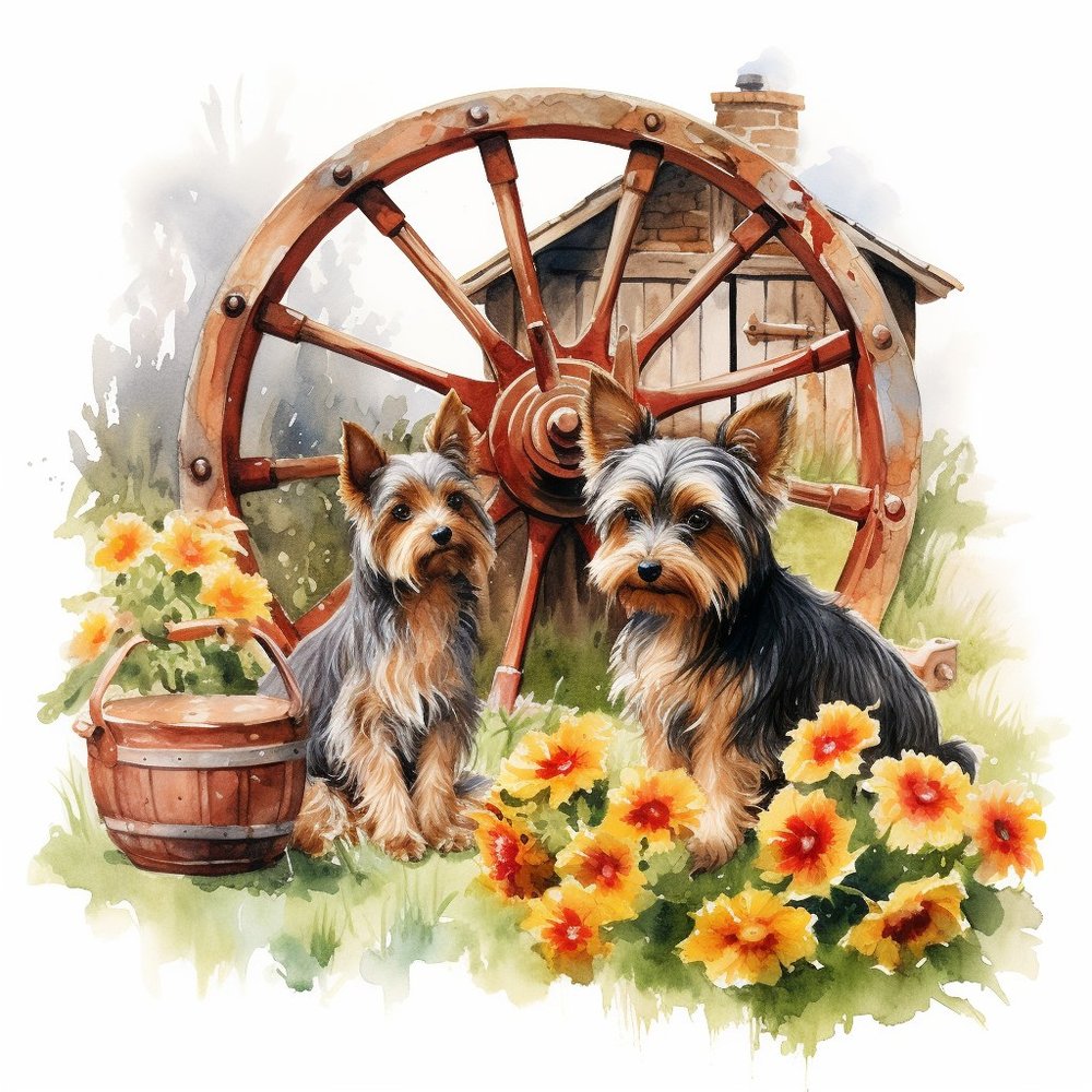 Yorkshire Terriers Farmhouse Cottage
