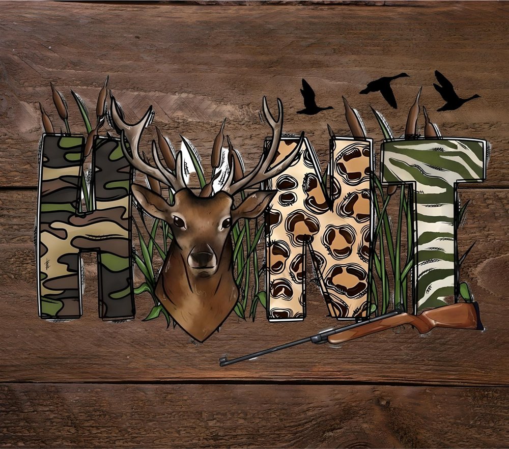 Hunt Life Deer Graphic