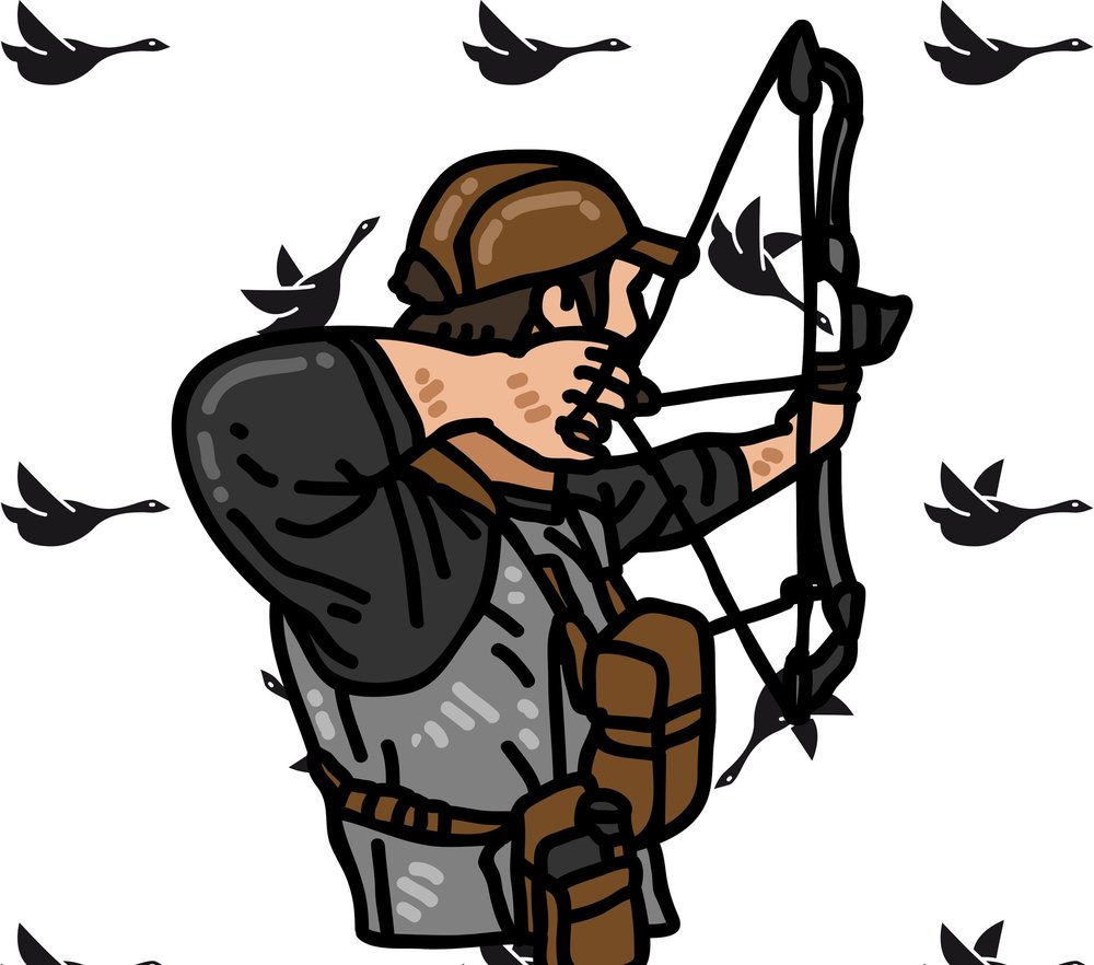 Archer With Bow Character