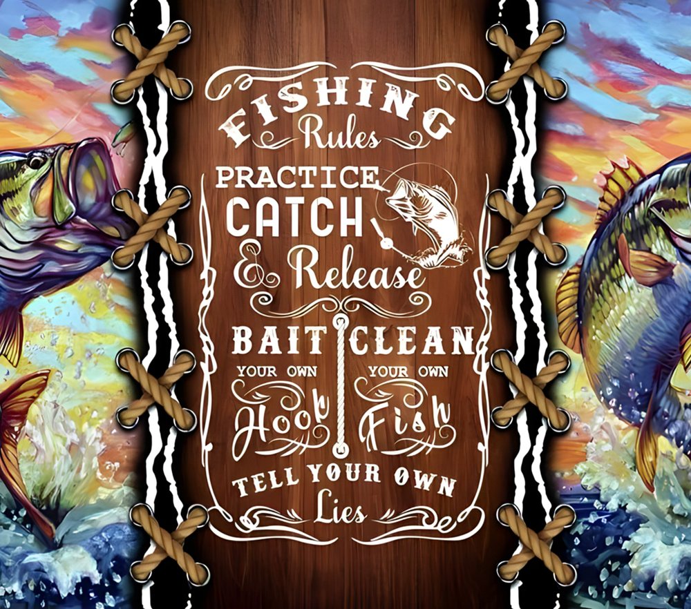 Fishing Rules Wood