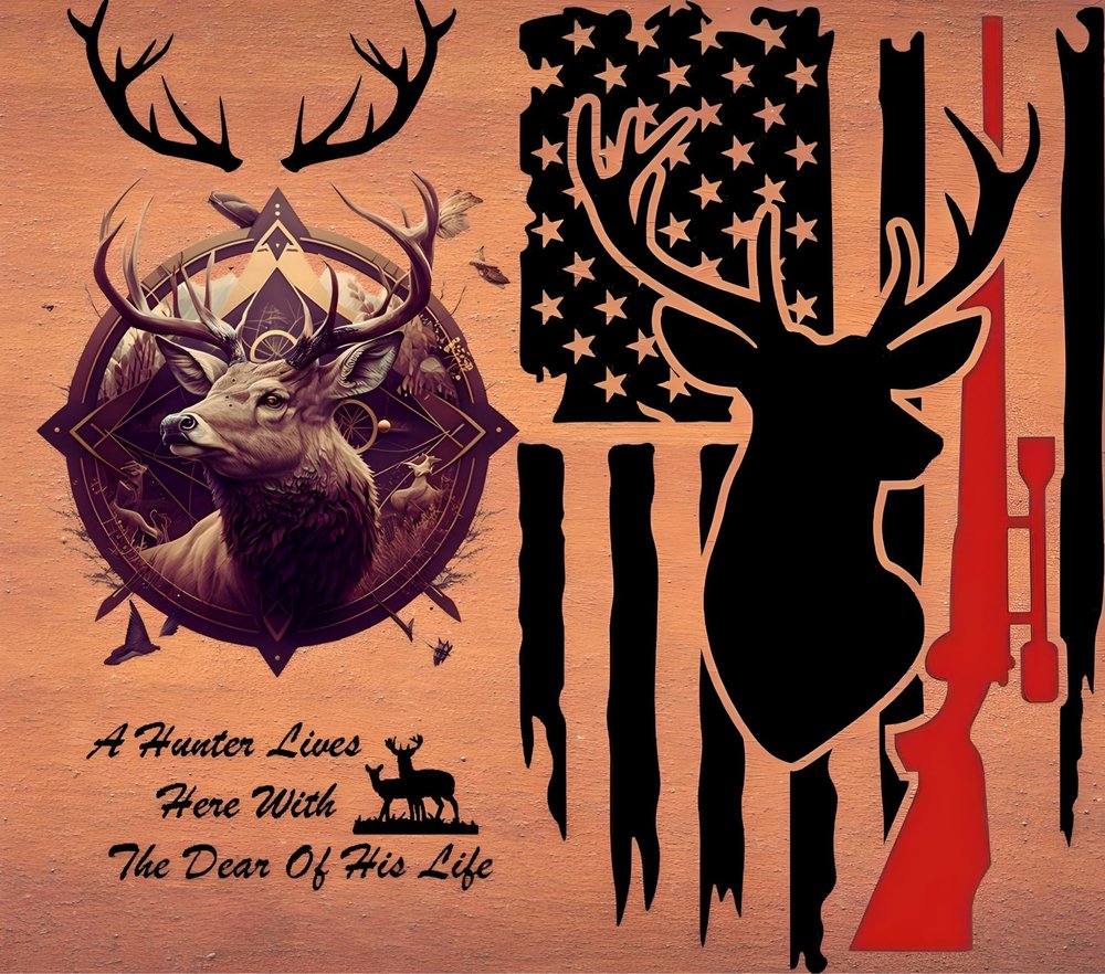 Hunter & Patriotic Deer
