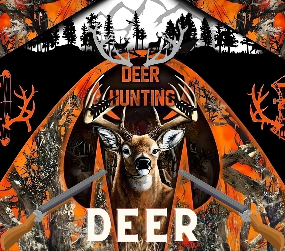 Deer Hunting Orange Camo