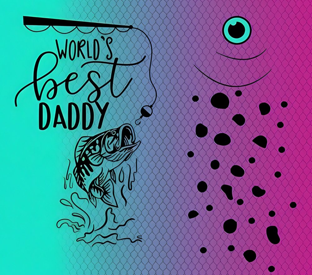 World's Best Daddy Fishing