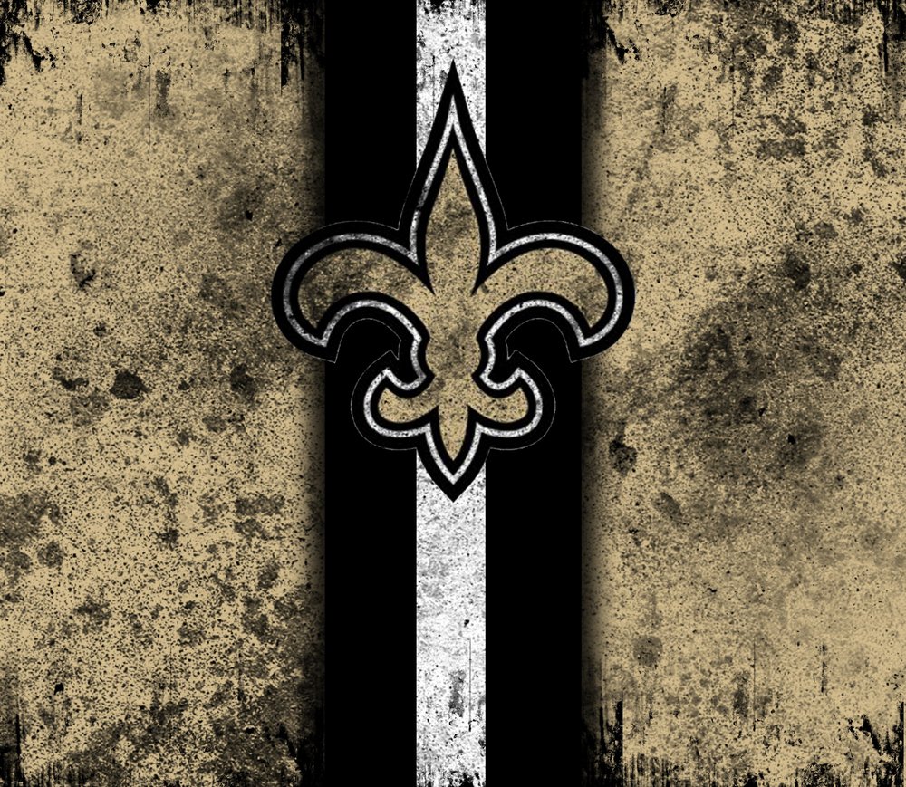 Saints Fleur De Lis Grunge