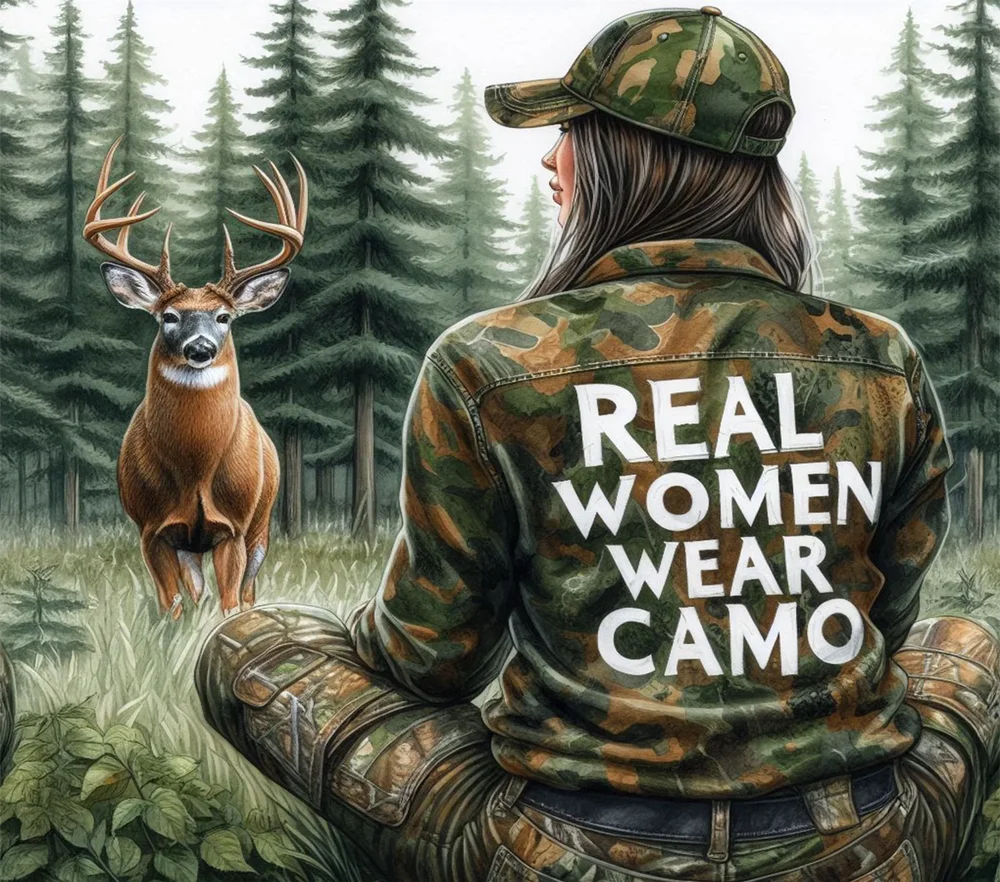 Real Women Wear Camo Hunting