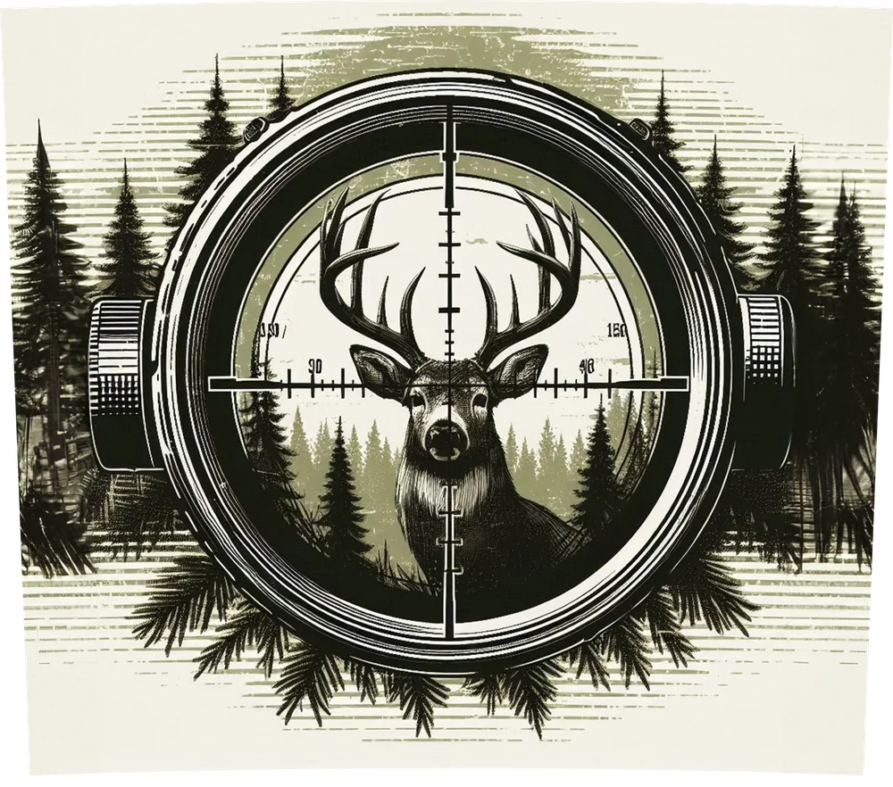 Deer Scope Hunting Design