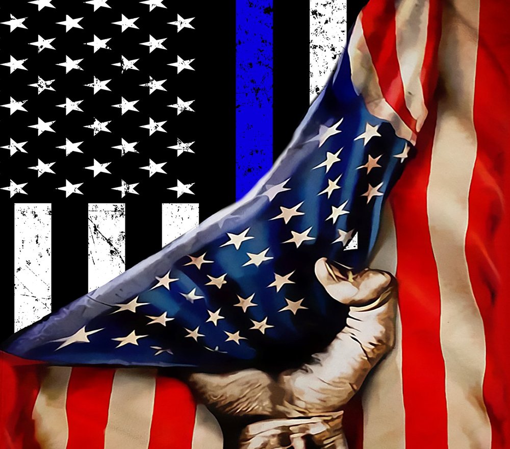 Patriotic Fist Flag