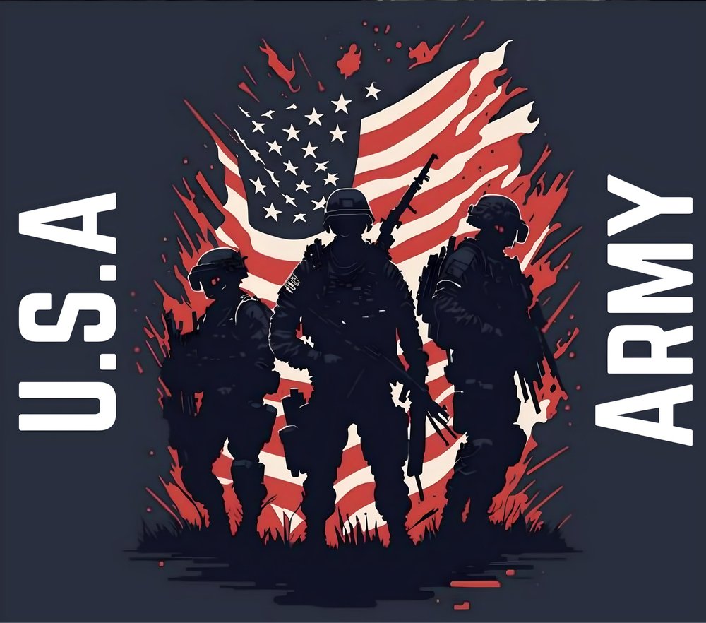 U.S. Army Patriotic Soldiers Flag