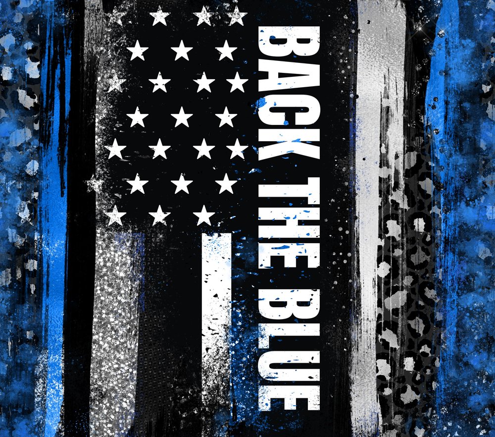 Back The Blue Patriotic Flag