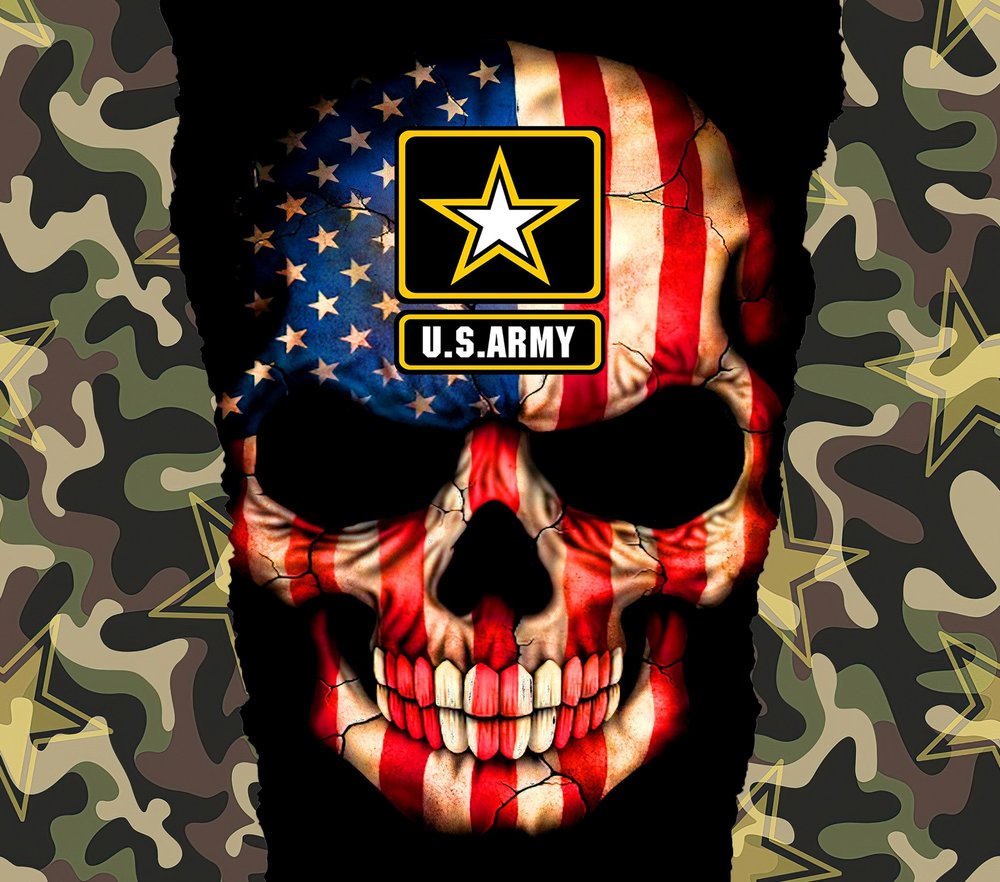 U.S. Army Patriotic Skull