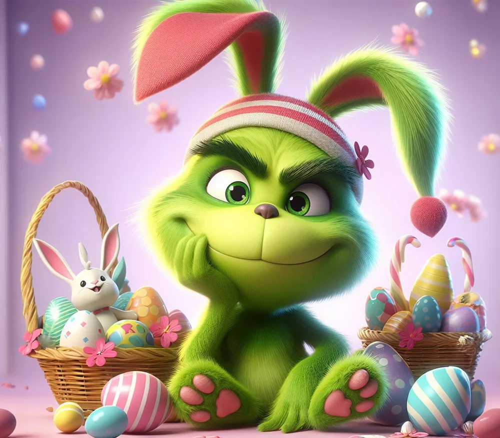 Grinch Easter Holiday Character