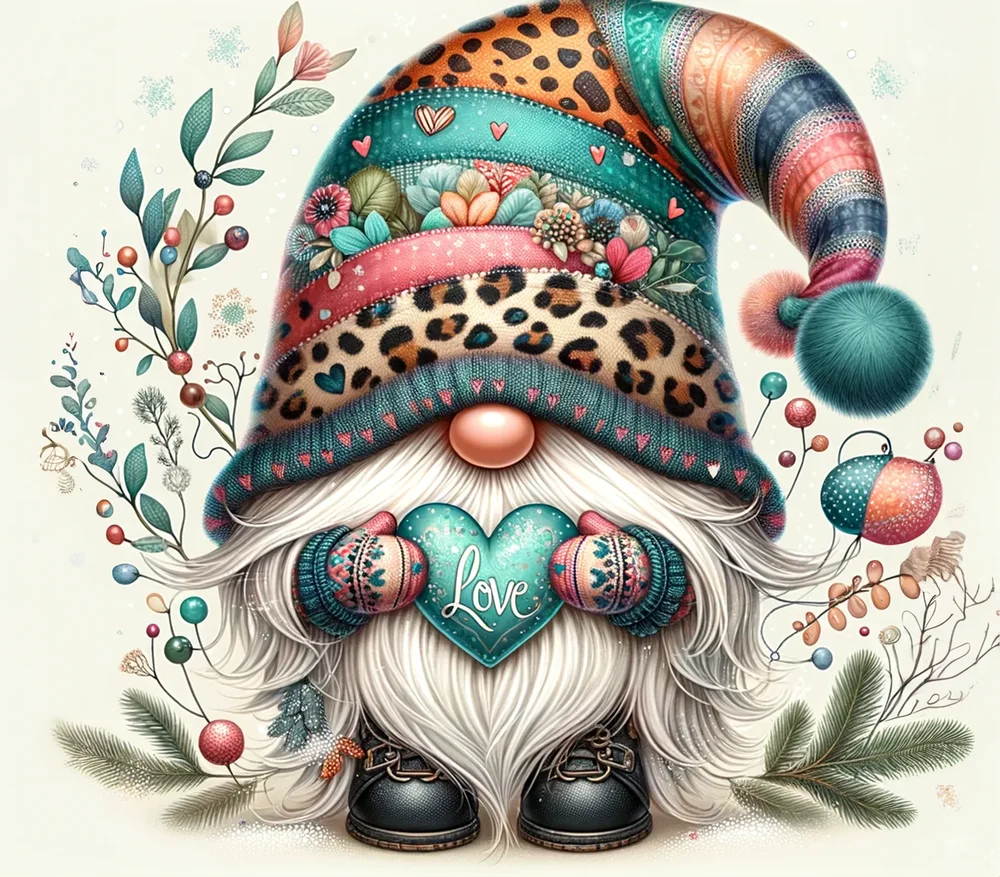 Whimsical Love Gnome