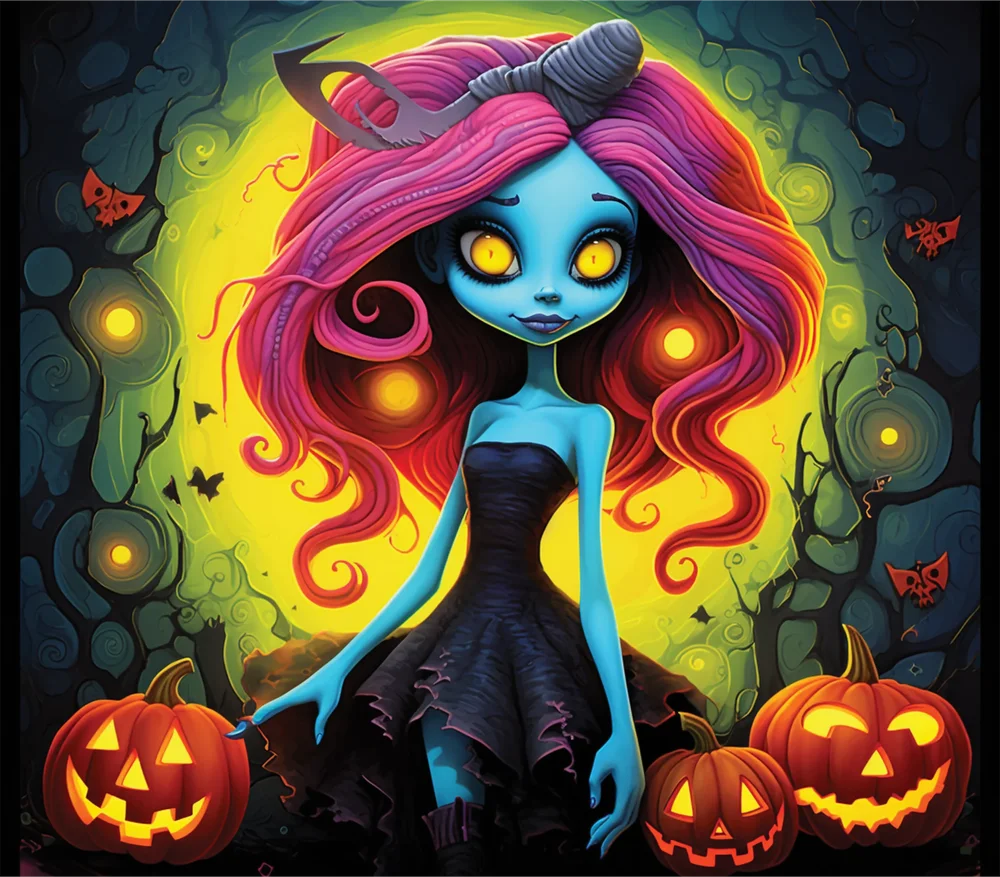 Demon Girl Halloween Character