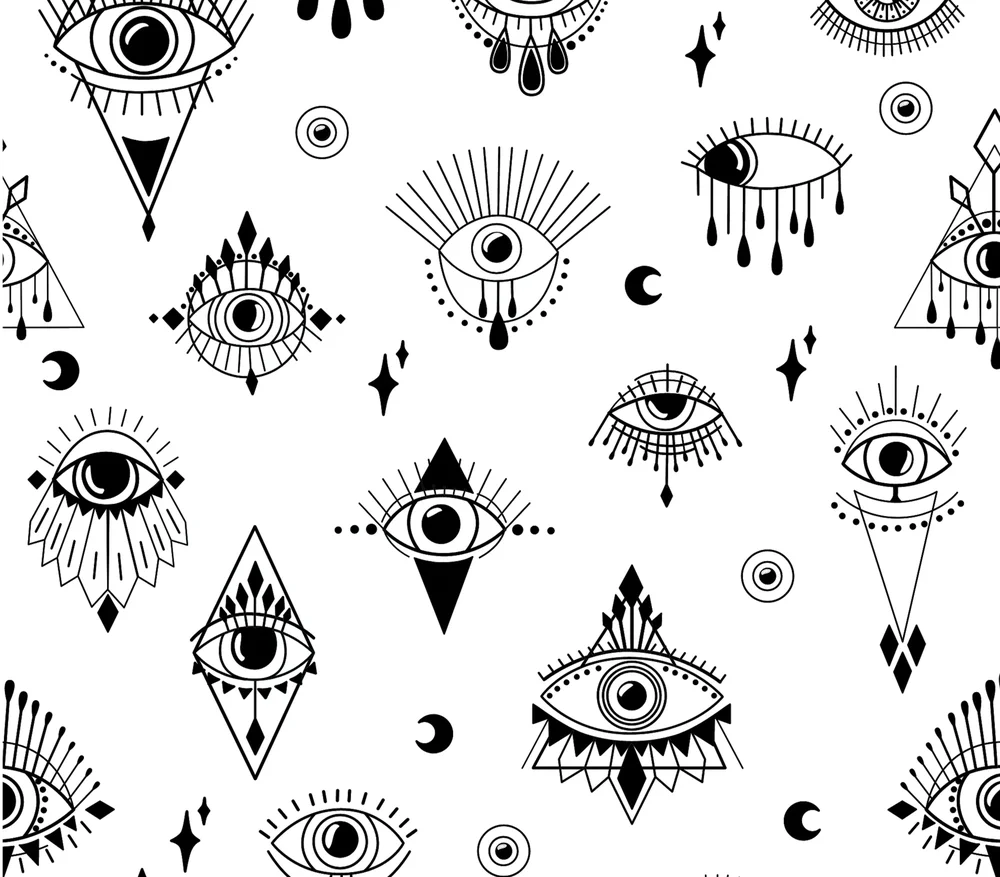 Mystical Eyes All-Over Pattern