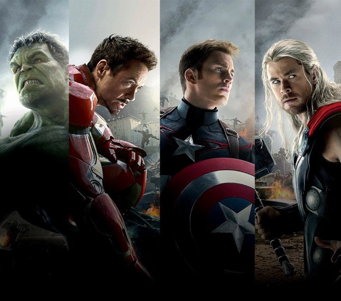 Avengers Character Portrait Panel