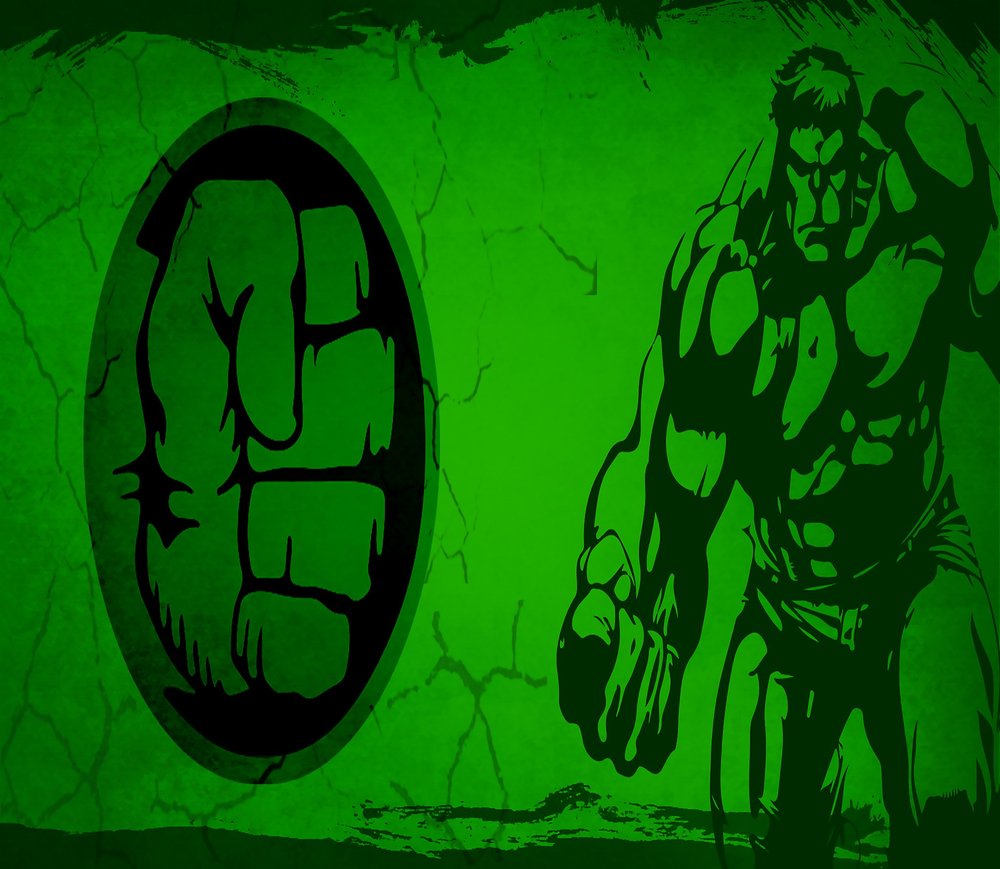 Hulk Fists Silhouette