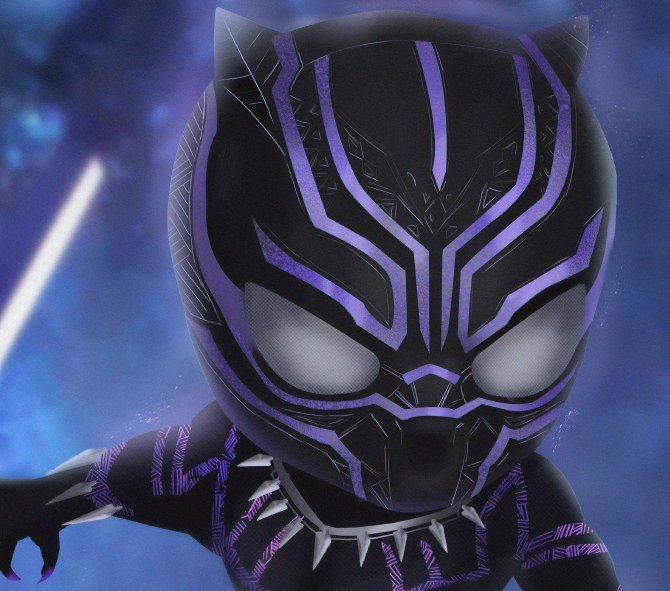 Black Panther Character Art