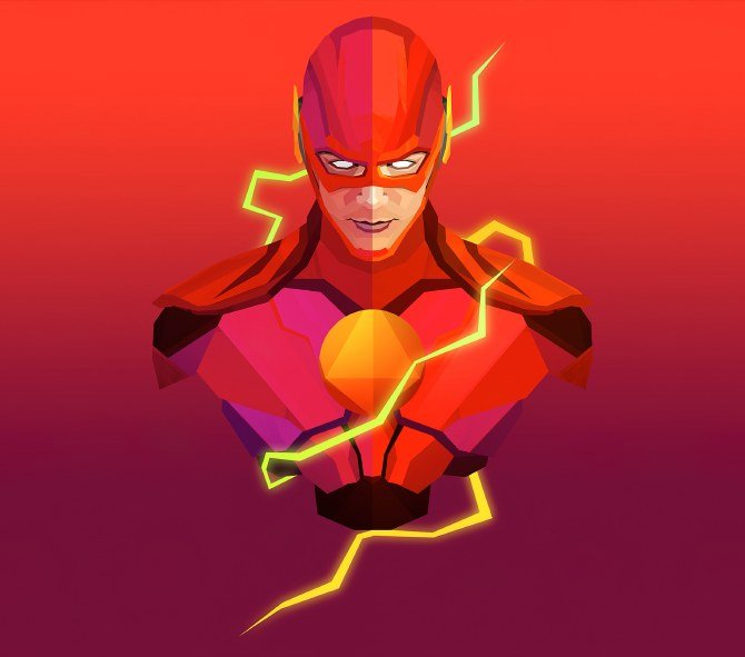 The Flash Superhero Bust