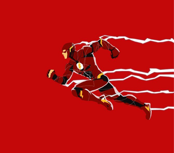 The Flash Lightning Speed