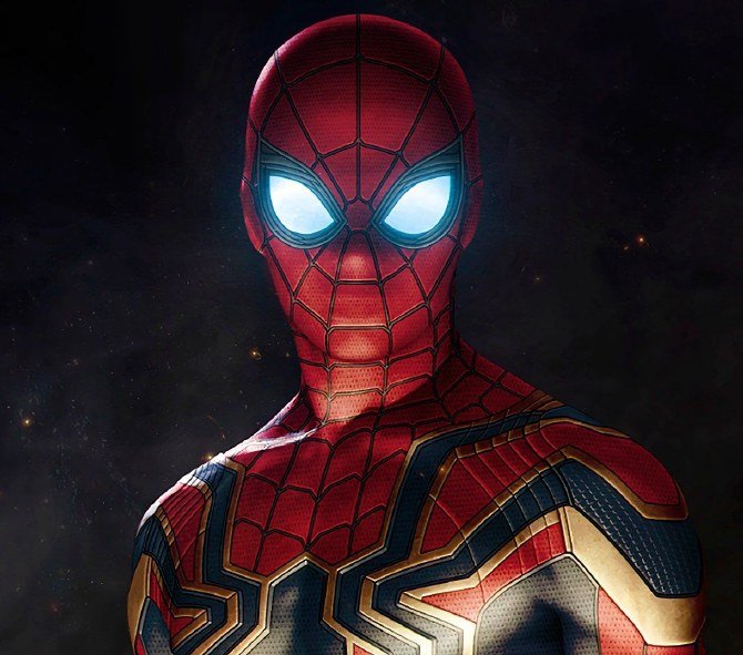 Spider-Man Glowing Eyes Portrait