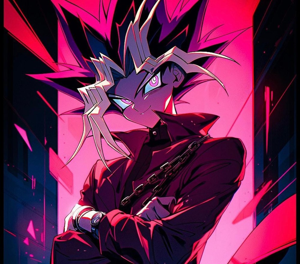 Cyberpunk Anime Character Portrait