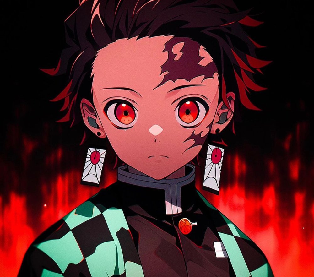 Demon Slayer Tanjiro Character Portrait