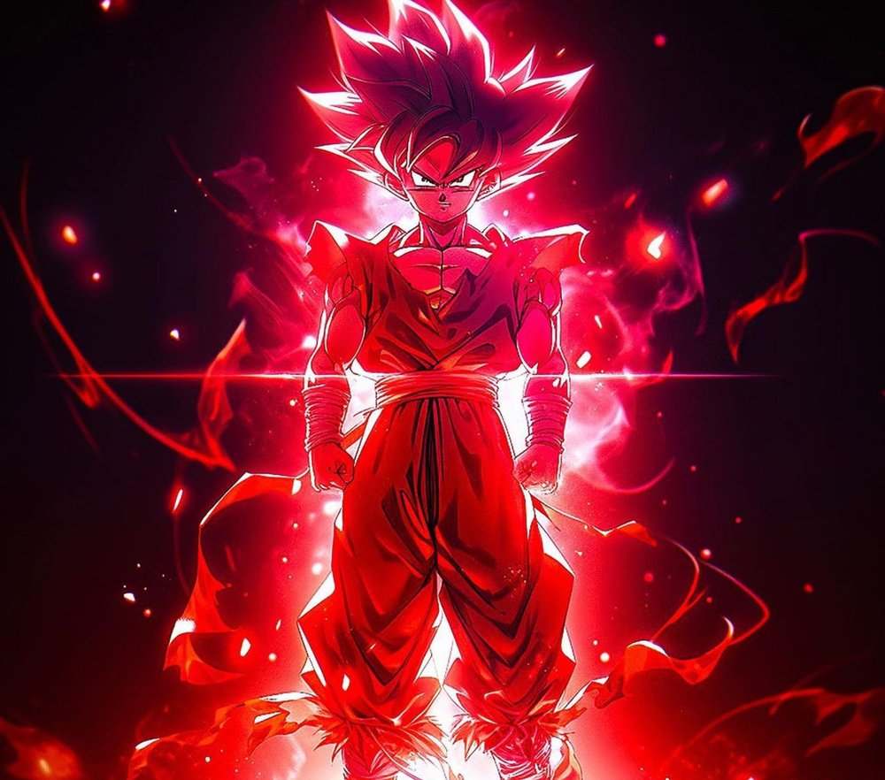 Super Saiyan Red Glow