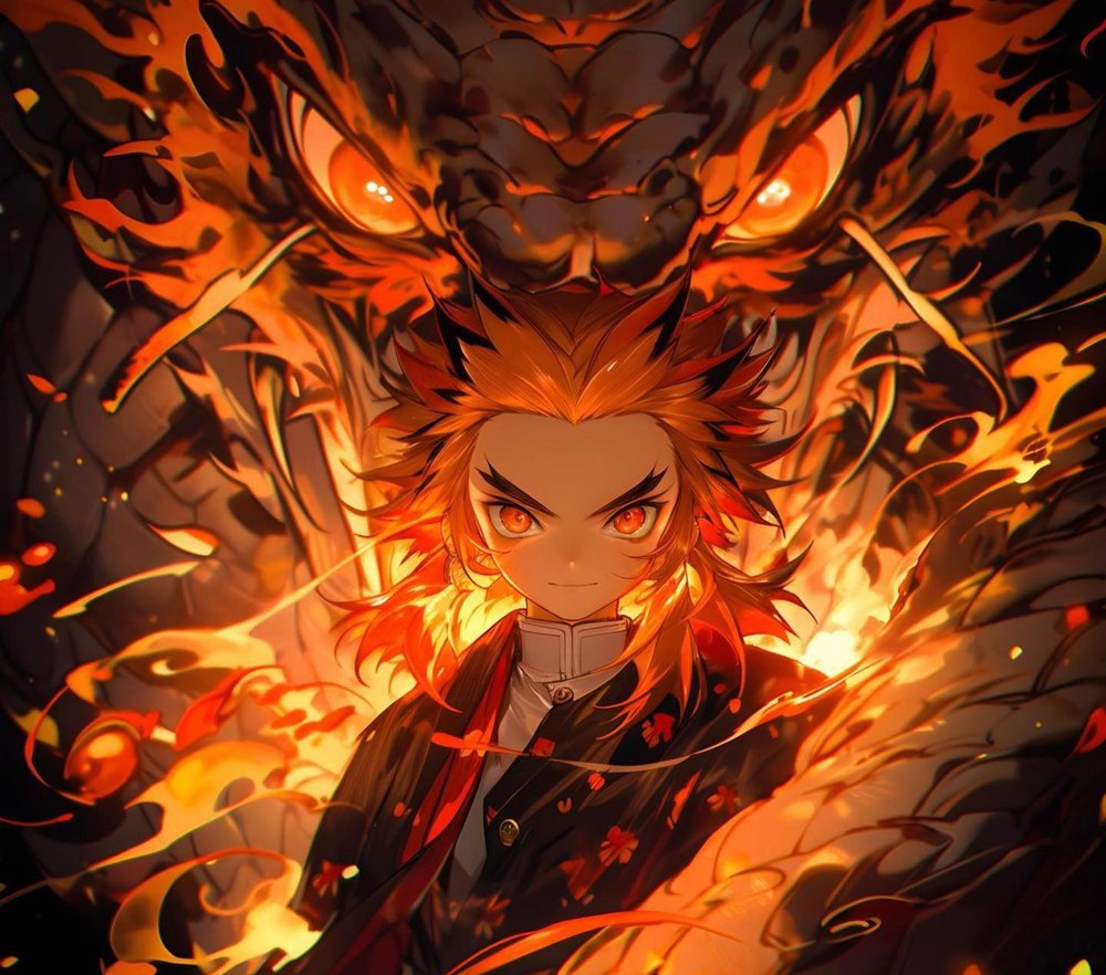 Fire Demon Anime Character