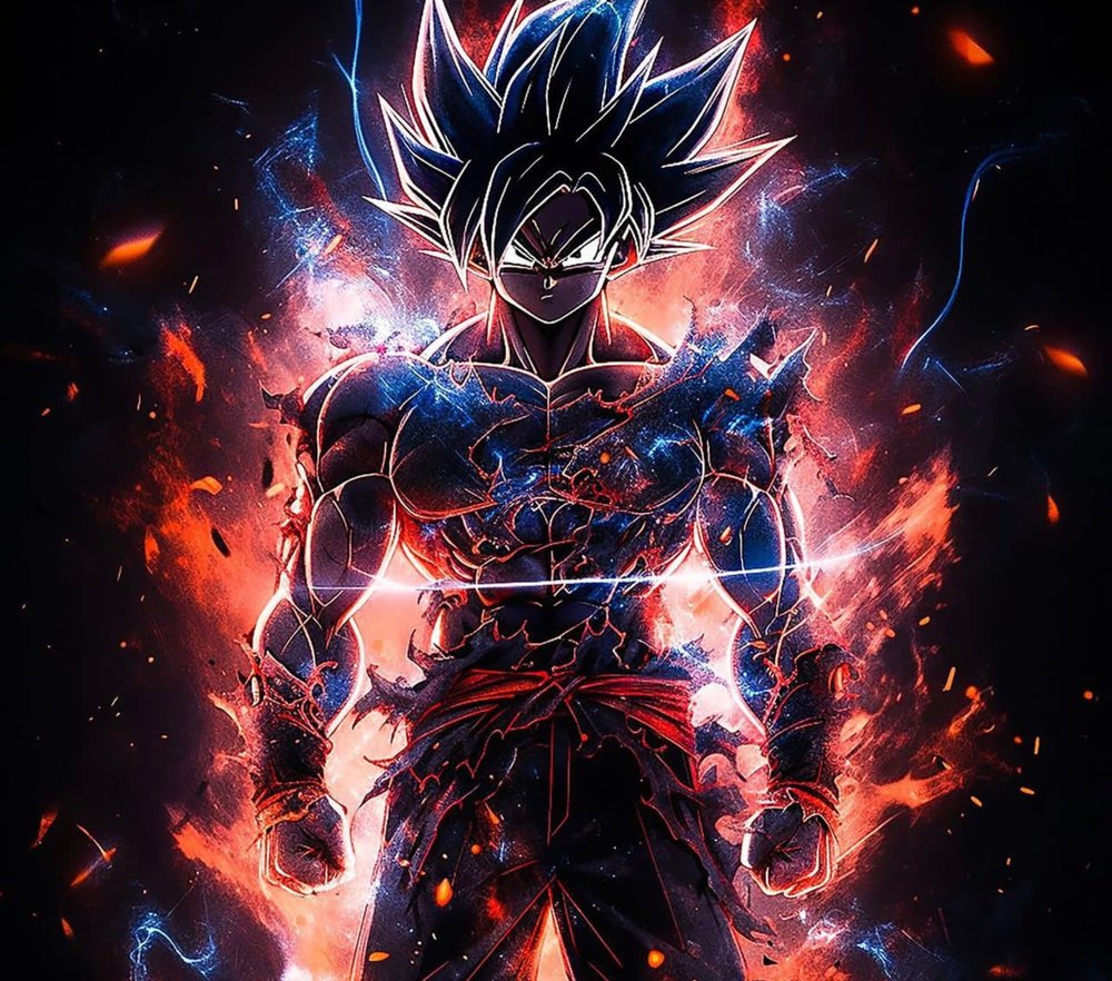 Goku Ultra Instinct Neon Energy