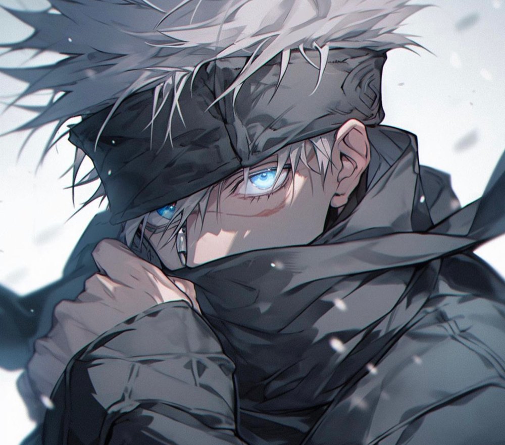 Anime Boy Blue Eyes Portrait