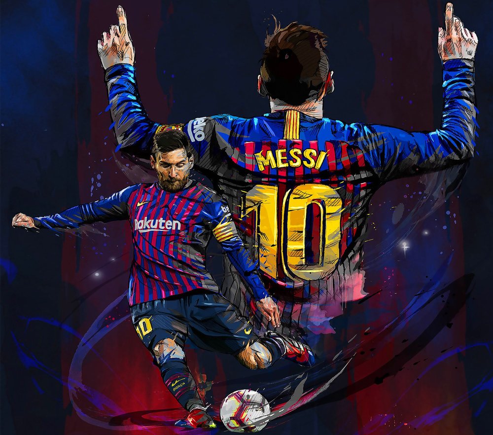 Messi Victory Celebration Graphic