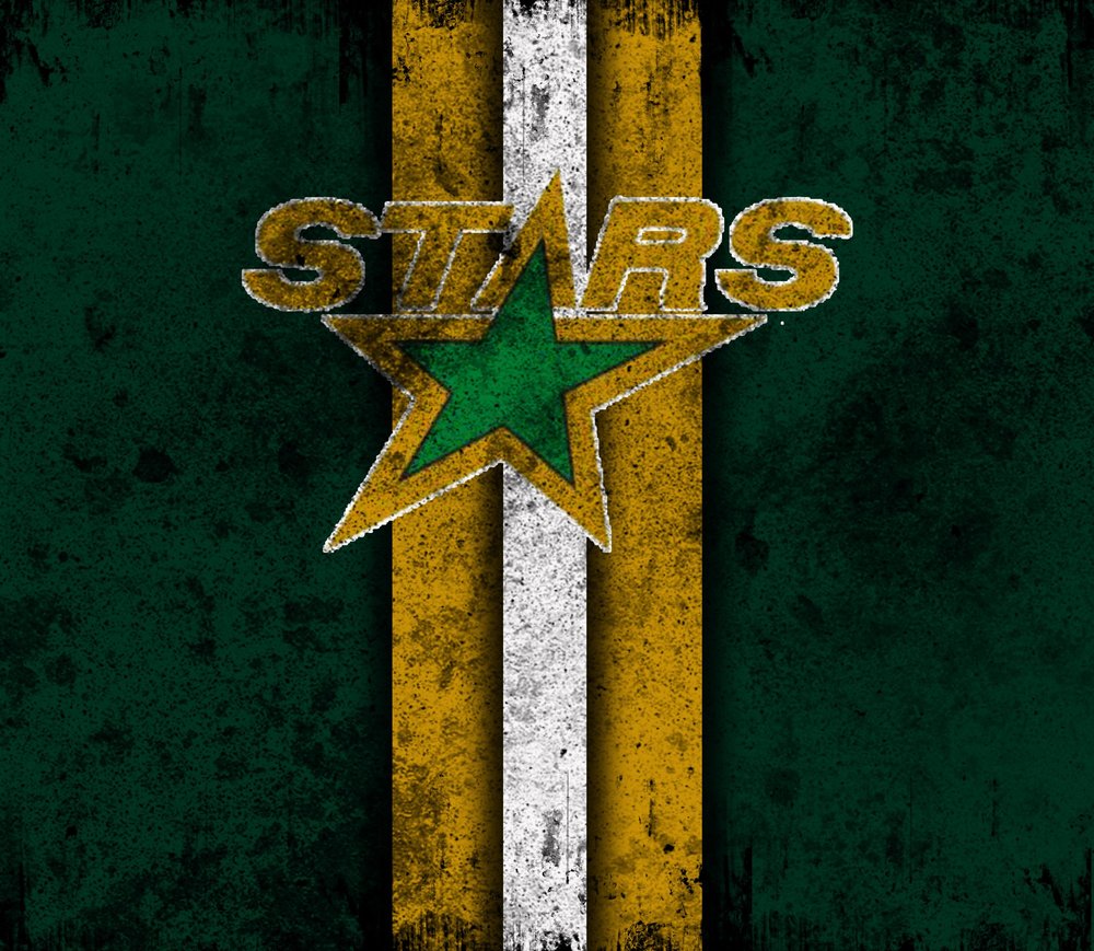 Stars Hockey Distressed Grunge