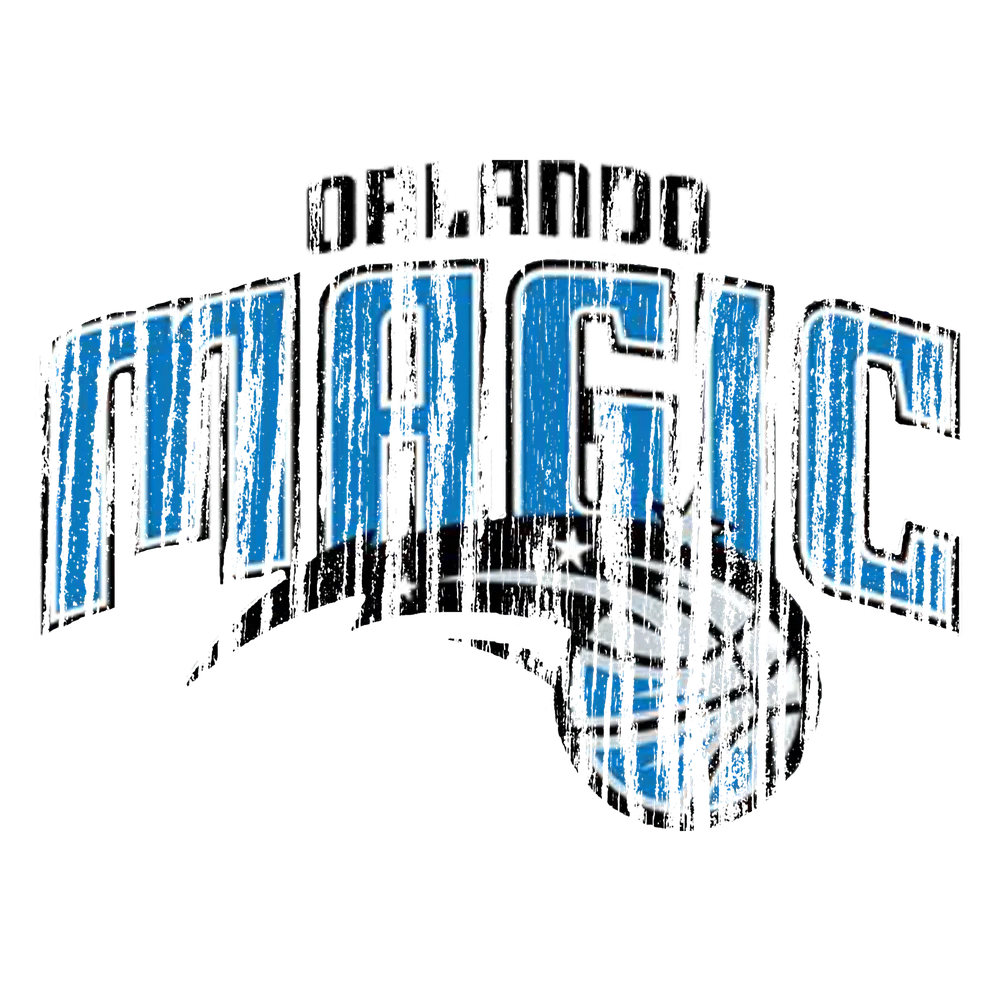 Orlando Magic Wood Distressed Logo