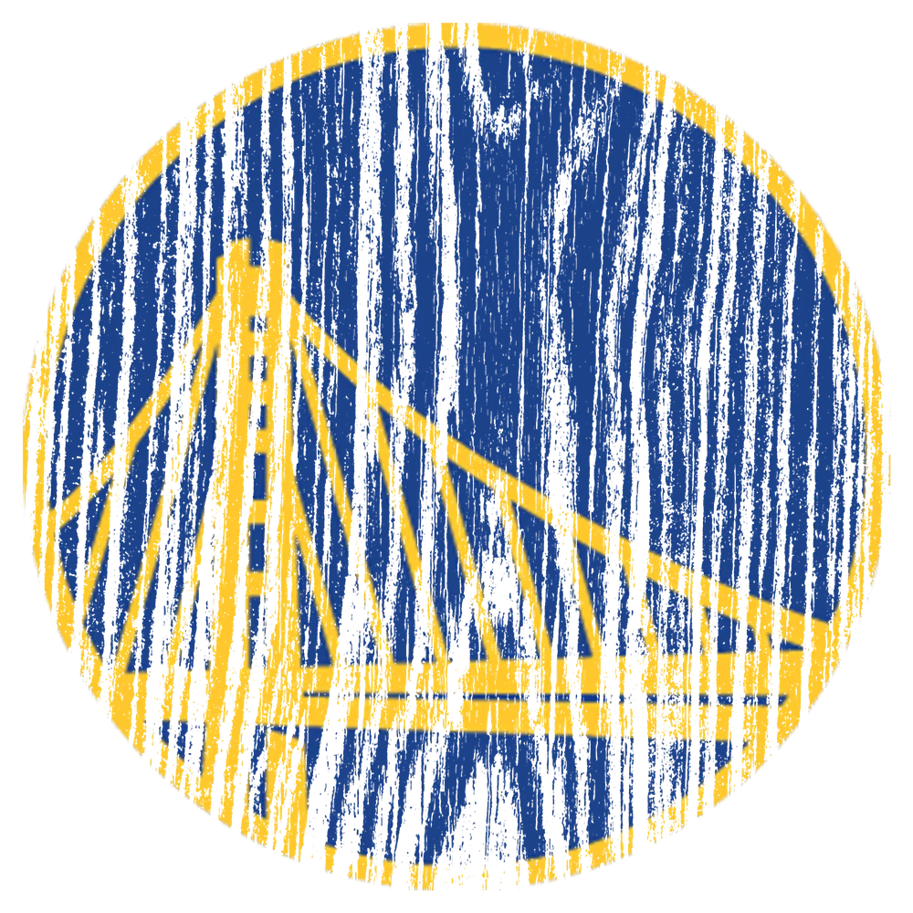 Golden State Warriors Distressed Logo
