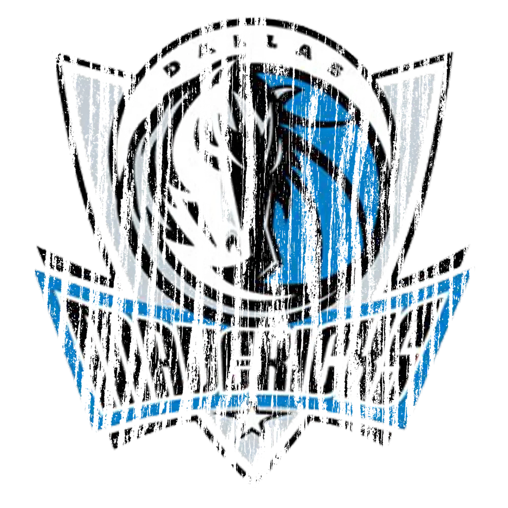 Dallas Mavericks Distressed Logo — Distressed 2
