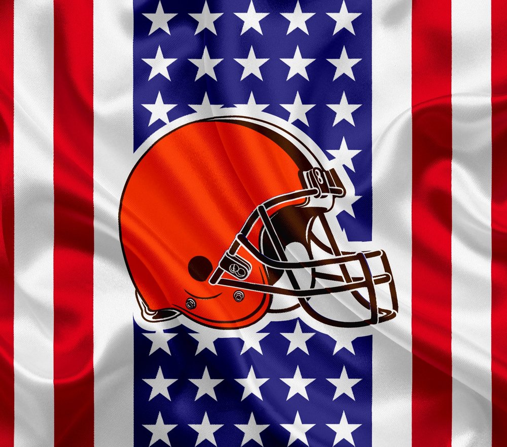 Cleveland Browns Patriotic Helmet